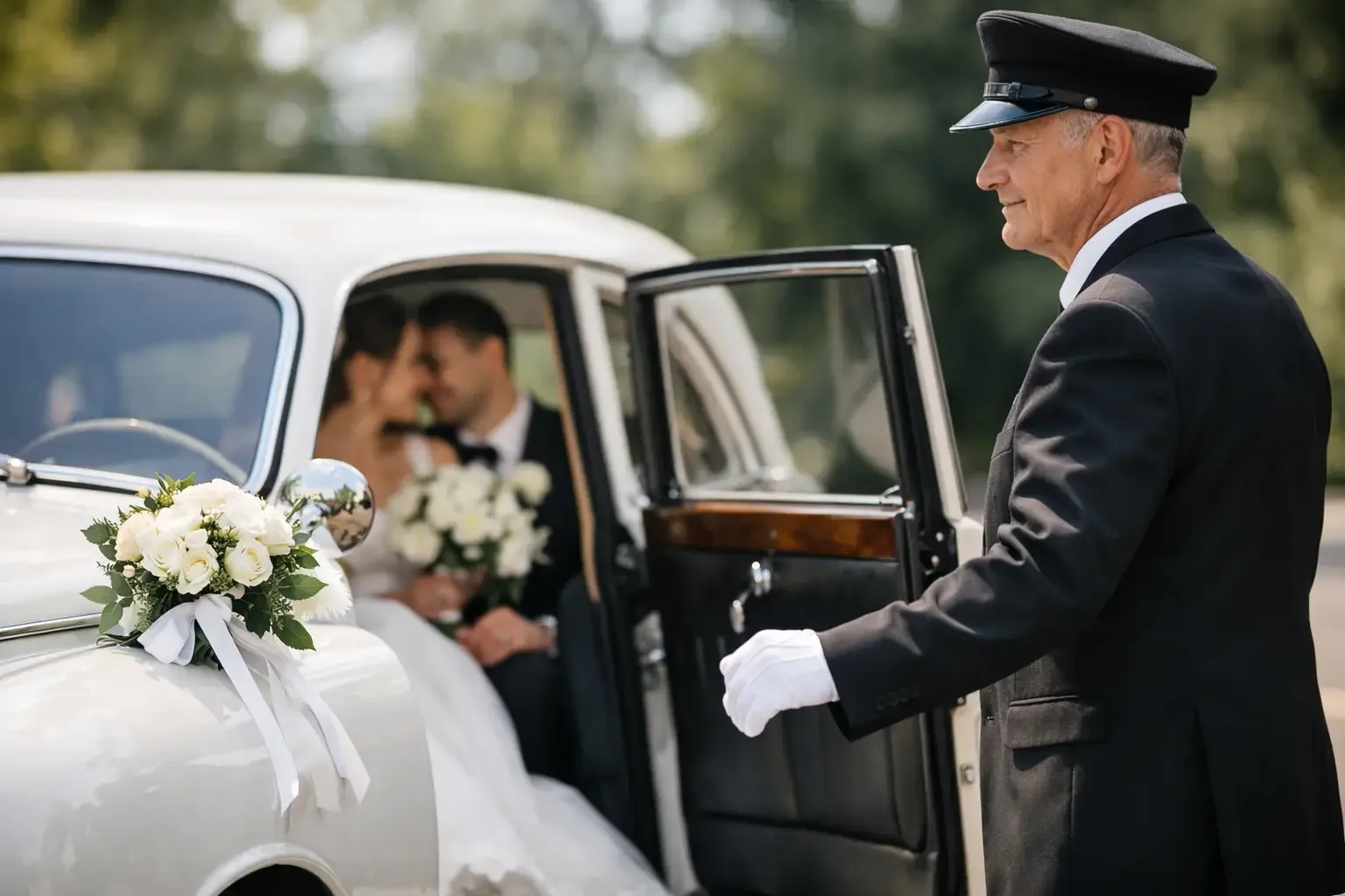 Oldtimer s vozačem za vjenčanja i događanja