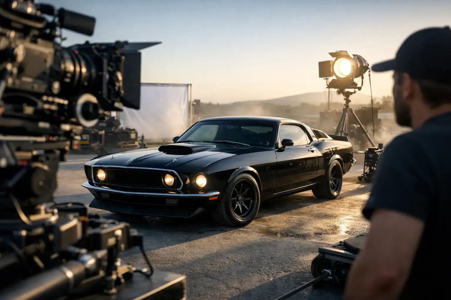 Filmski automobil najam koji nosi kadar