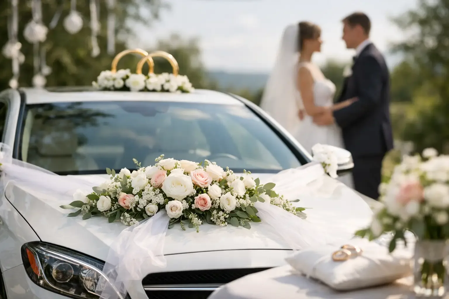 Kako uskladiti automobil s temom vjenčanja